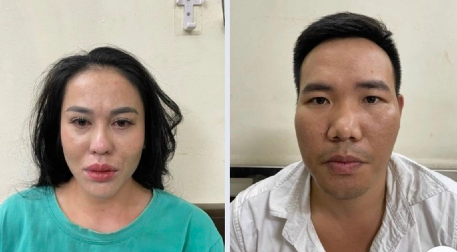 Vũ Kim Nhung và Nguyễn Khắc Hiền (Ảnh: ANTĐ).