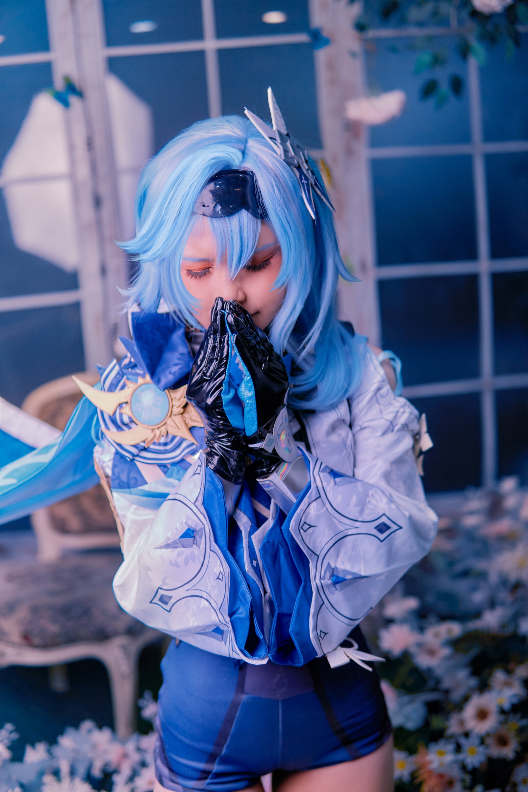 Joyce (Joyce Lin2x) cosplay Eula - Genshin Impact (5).jpg